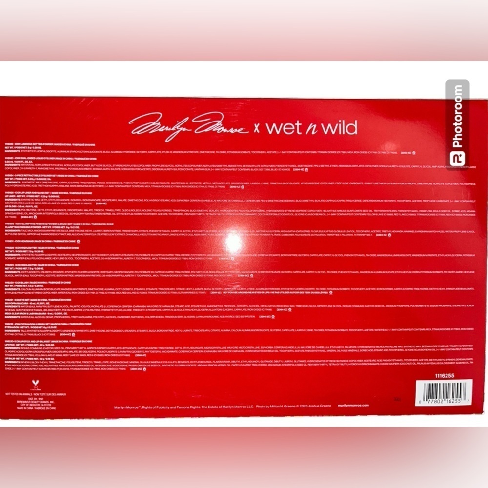 *SOLD OUT* MARILYN MONROE PR BOX by Wet & Wild - Picture 6 of 6